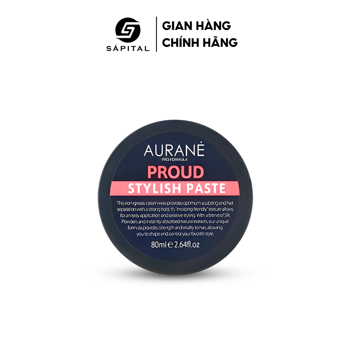 Sáp Vuốt tóc Aurané Proud Stylish Paste (Aurane Hồng) | Dành cho tóc mỏng, khô xơ - Cấp ẩm nhẹ nhàng
