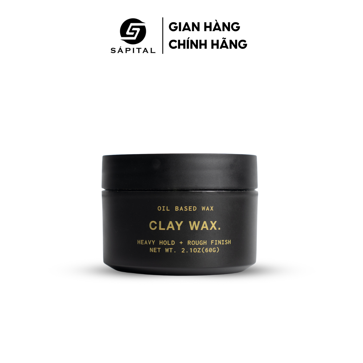 Sáp vuốt tóc Rusty Lab Clay Wax - Giữ nếp tới 12h, Kiểm soát dầu thừa, Phù hợp mọi chất tóc