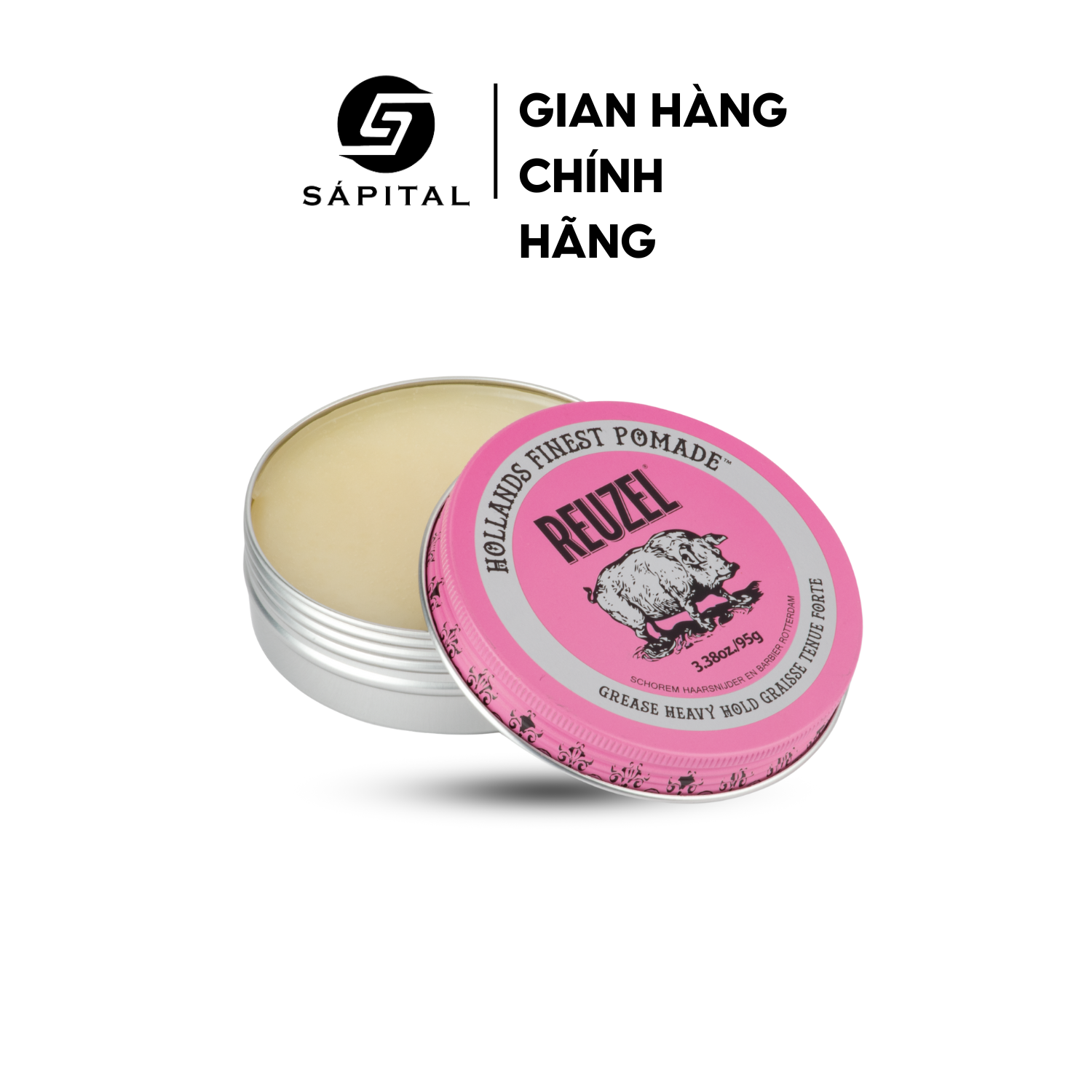 Sáp Vuốt Tóc Reuzel Pink Pomade