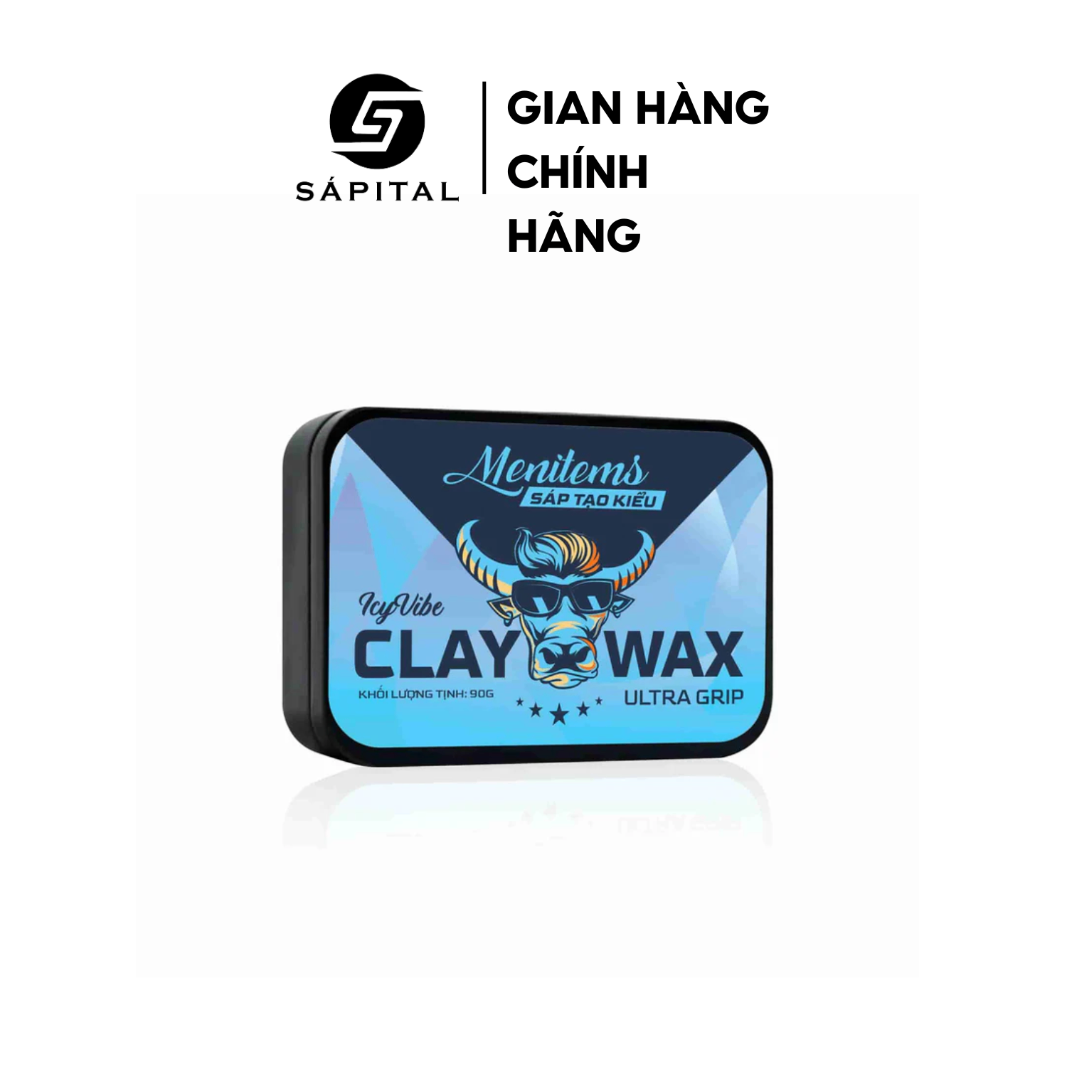 Sáp Vuốt Tóc Menitems Claywax - Mùi Hương Icy Vibe
