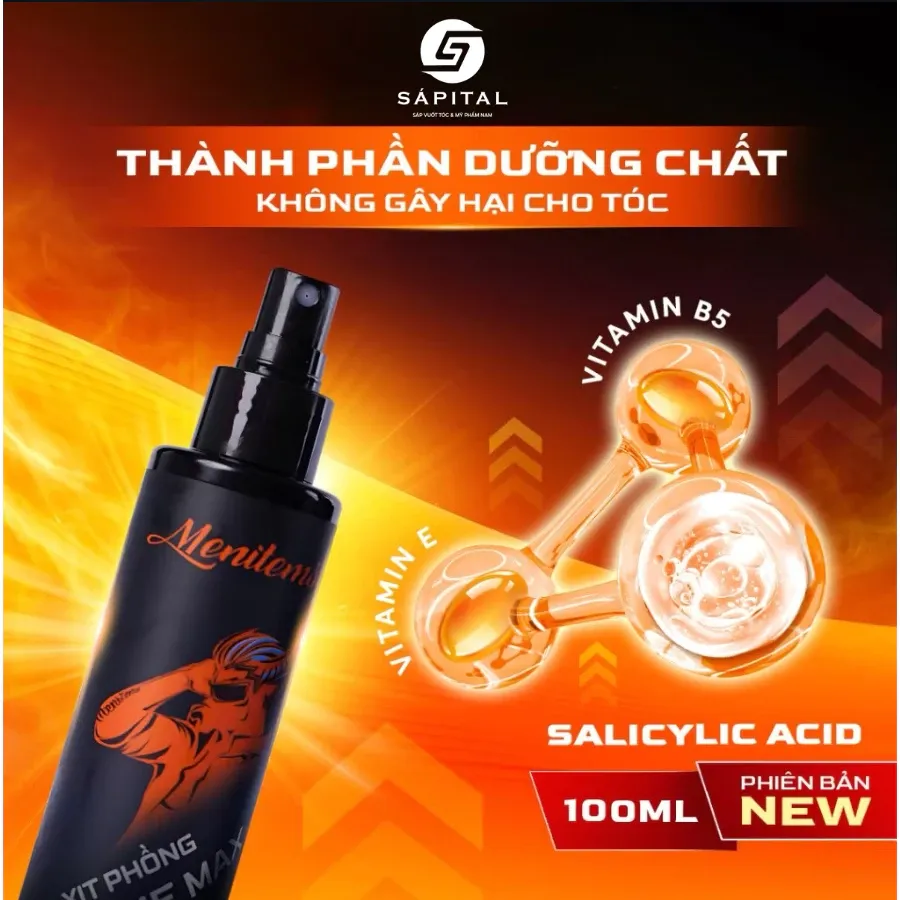 xịt tạo phồng menitems