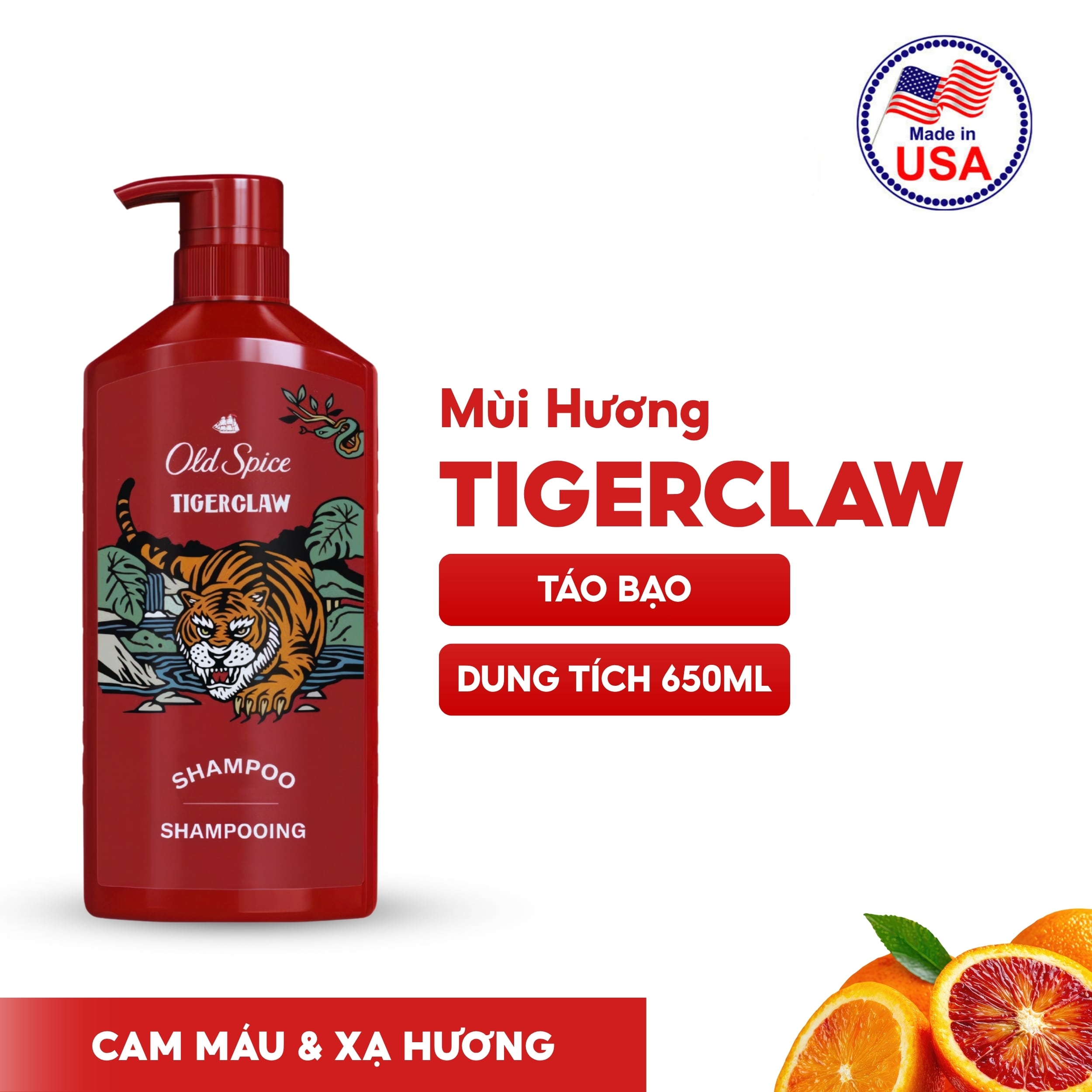 Dầu Gội Old Spice Tigerclaw Chính Hãng Mỹ | SÁPITAL