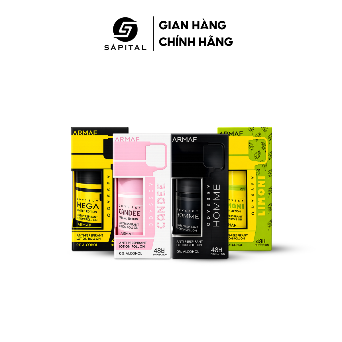 Lăn Khử Mùi Armaf Odyssey Dạng Nước, Lưu hương lên tới 24h, Hương nước hoa sang trọng
