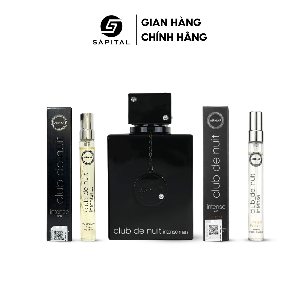 Nước Hoa Armaf Club De Nuit Intense Man 105ml, 10ml & Bản Limited 10ml | Bản Dupe Creed Aventus