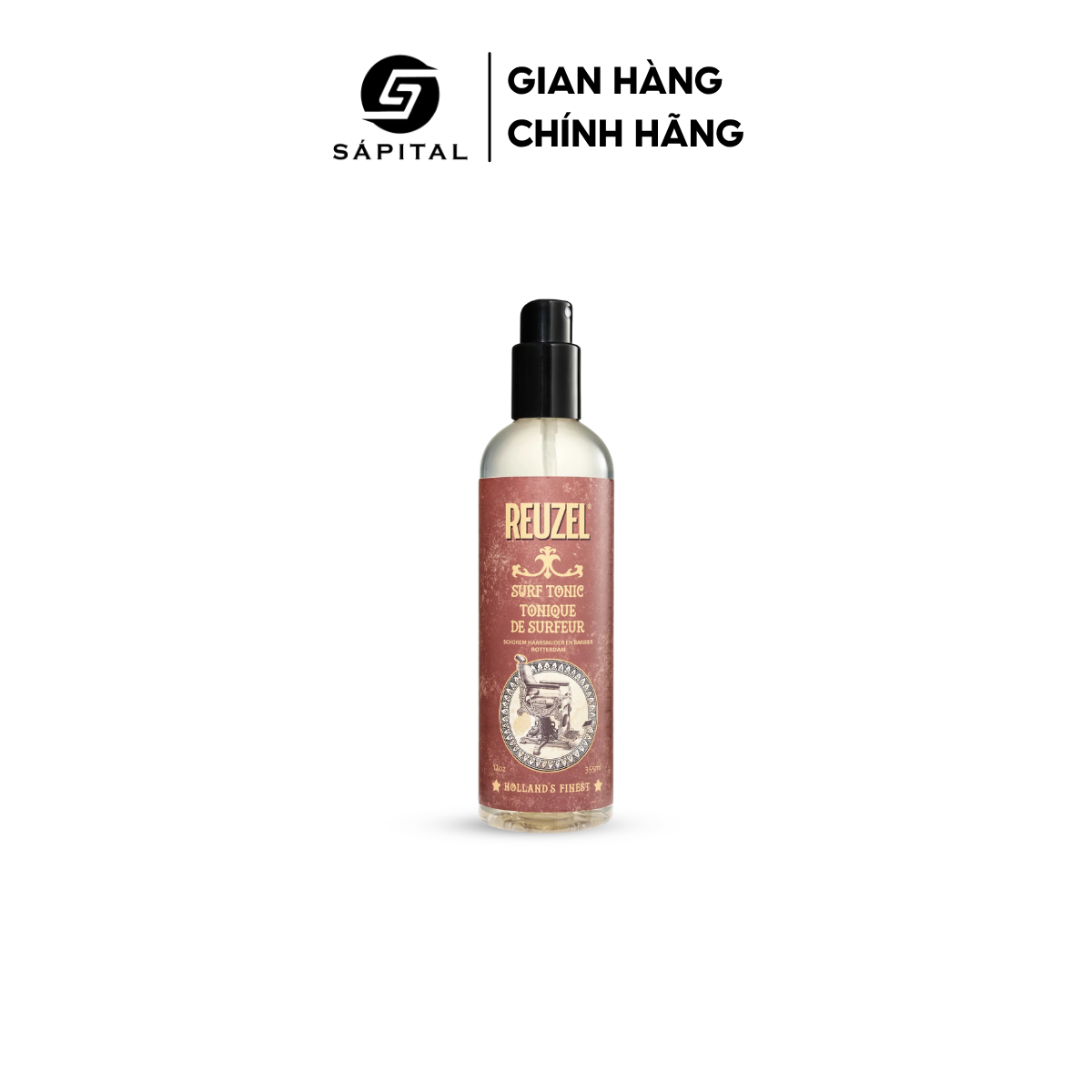 Xịt tạo phồng muối biển Reuzel Surf Tonic | Bảo vệ nhiệt - Hỗ trợ kiềm dầu - Tăng độ phồng kết dính cho tóc