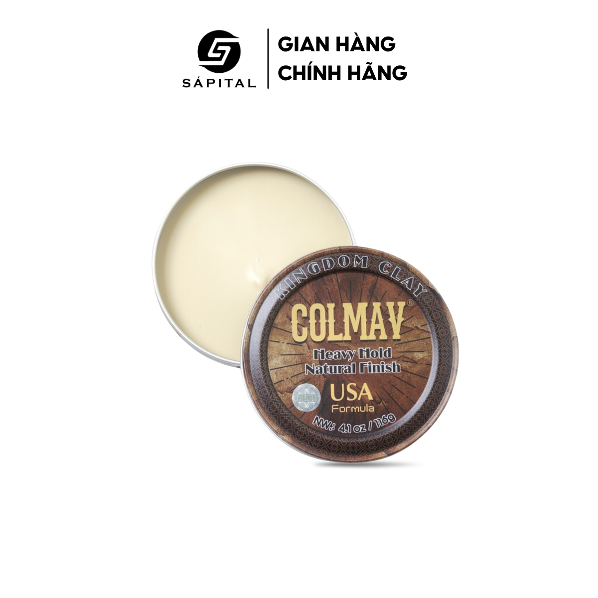 Sáp vuốt tóc Colmav Kingdom Clay - Giữ nếp lên tới 12H, Hỗ trợ kiềm dầu thừa, Phù hợp với mọi chất tóc, Linh hoạt tạo kiểu