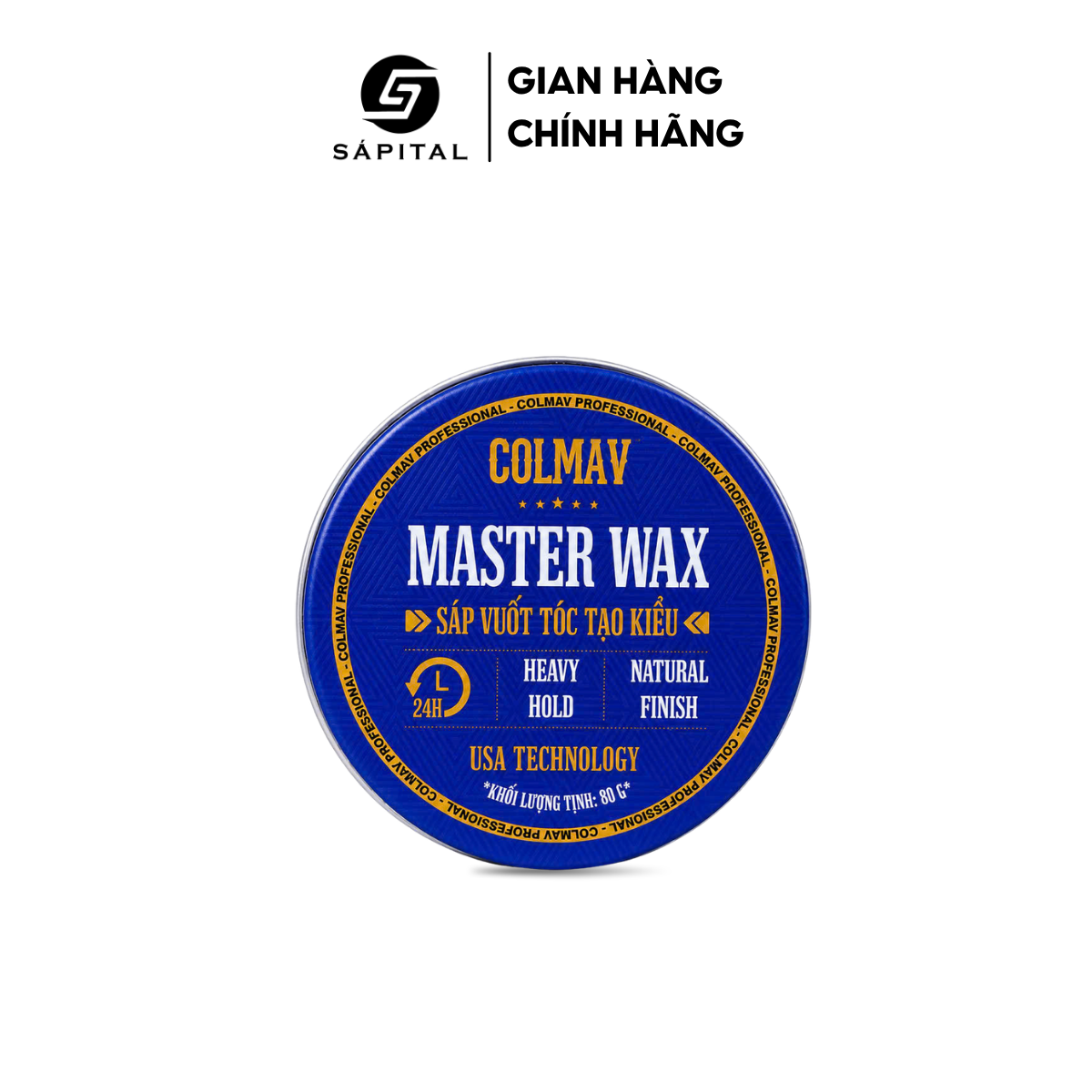 Sáp vuốt tóc Colmav Master Wax | Giữ nếp cao, Độ bóng tự nhiên, Không bết dính, Phù hợp mọi chất tóc