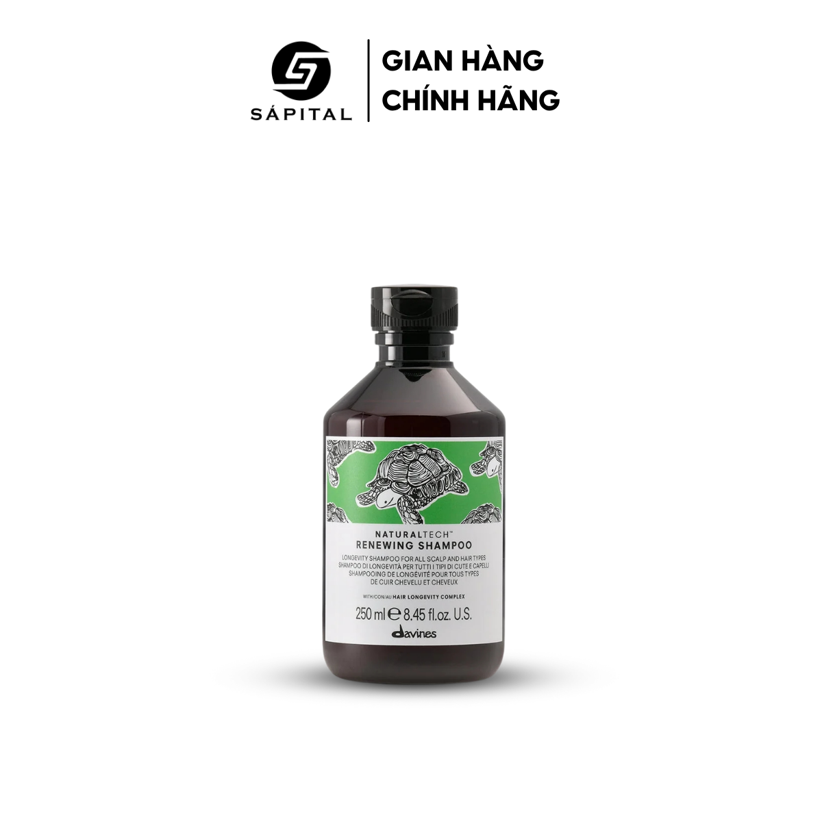 Dầu gội Davines Renewing Shampoo Davines xanh lá - Gội hồi phục duy trì tình trạng khỏe mạnh của tóc