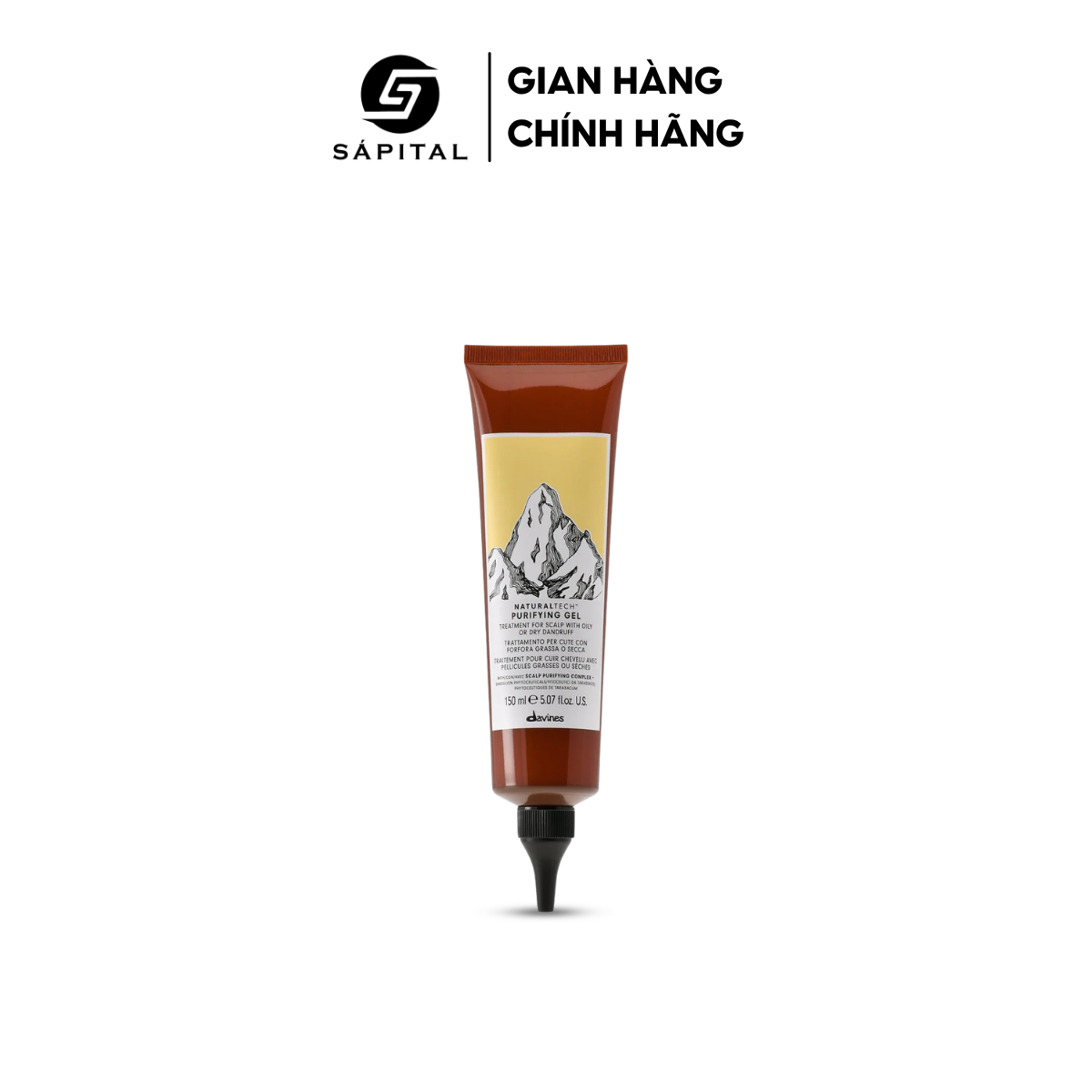 Gel dưỡng da đầu giảm gàu Davines Purifying Gel – Chăm sóc da đầu, dịu ngứa & ngăn gàu