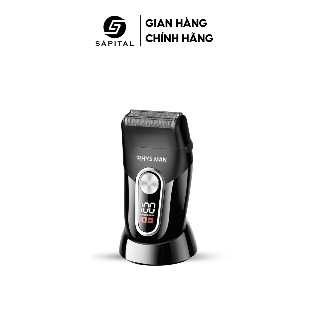 Máy Cạo Râu Rhys Man RM001 – 3 Lưỡi cạo, Chống nước IPX4, Công suất lớn, Pin tới 1 tháng