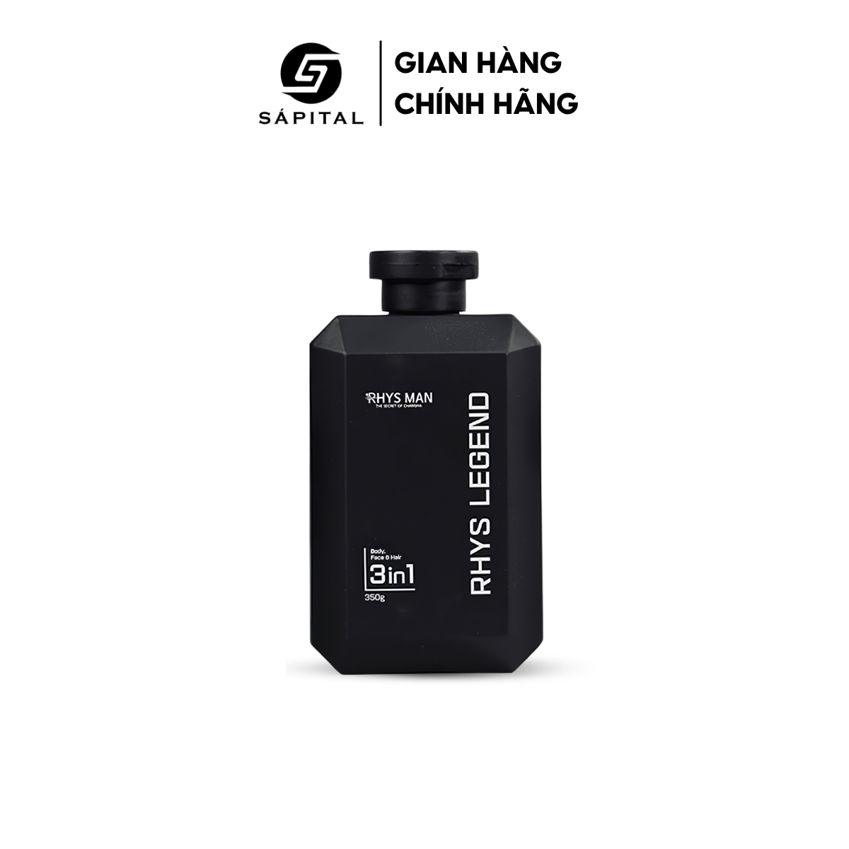 SỮA TẮM GỘI RỬA MẶT NAM RHYS MAN 3 IN 1 350ML – HƯƠNG NƯỚC HOA LEGEND