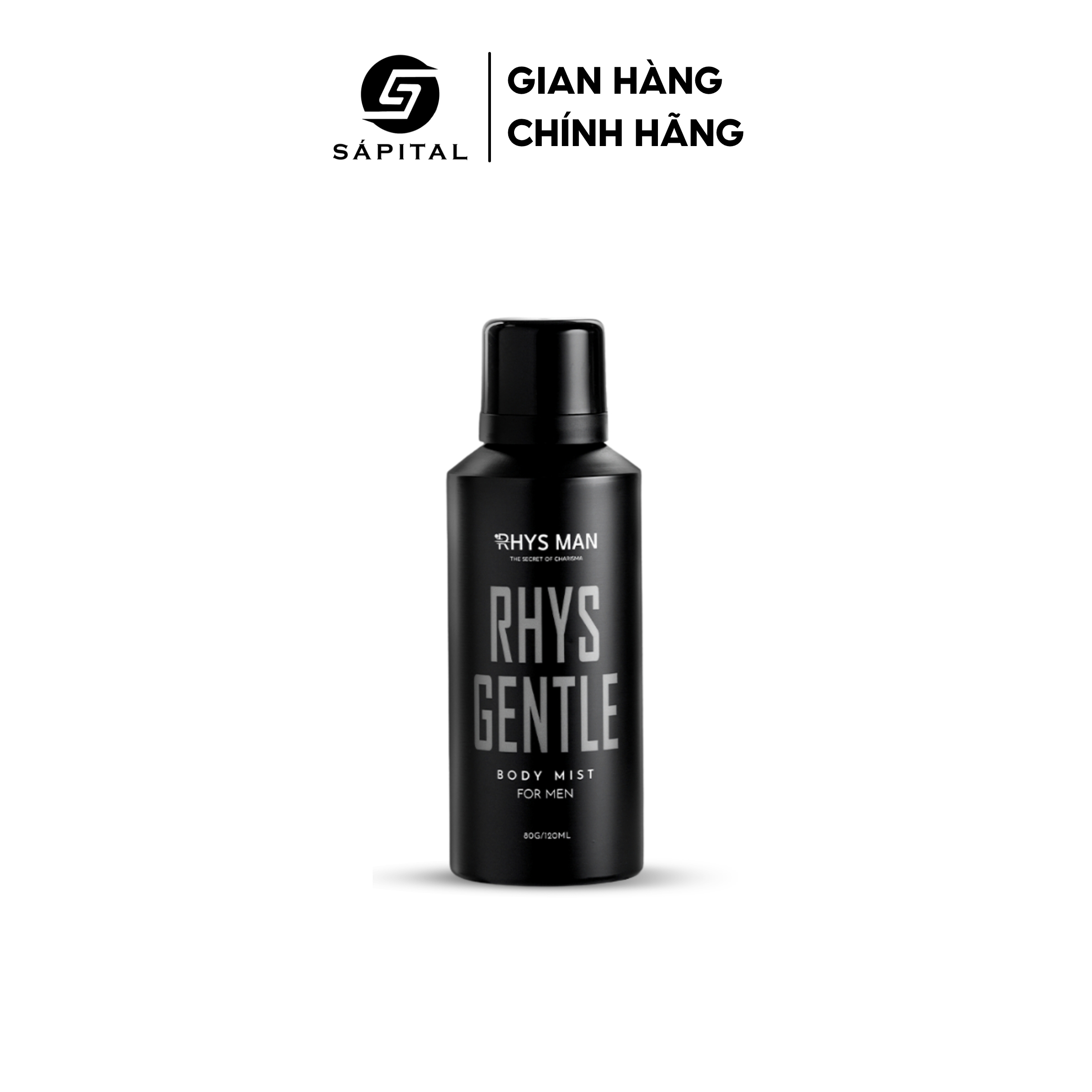 Body Mist Rhys Man Gentle 120ml Thanh Mát Nam Nữ | SÁPITAL