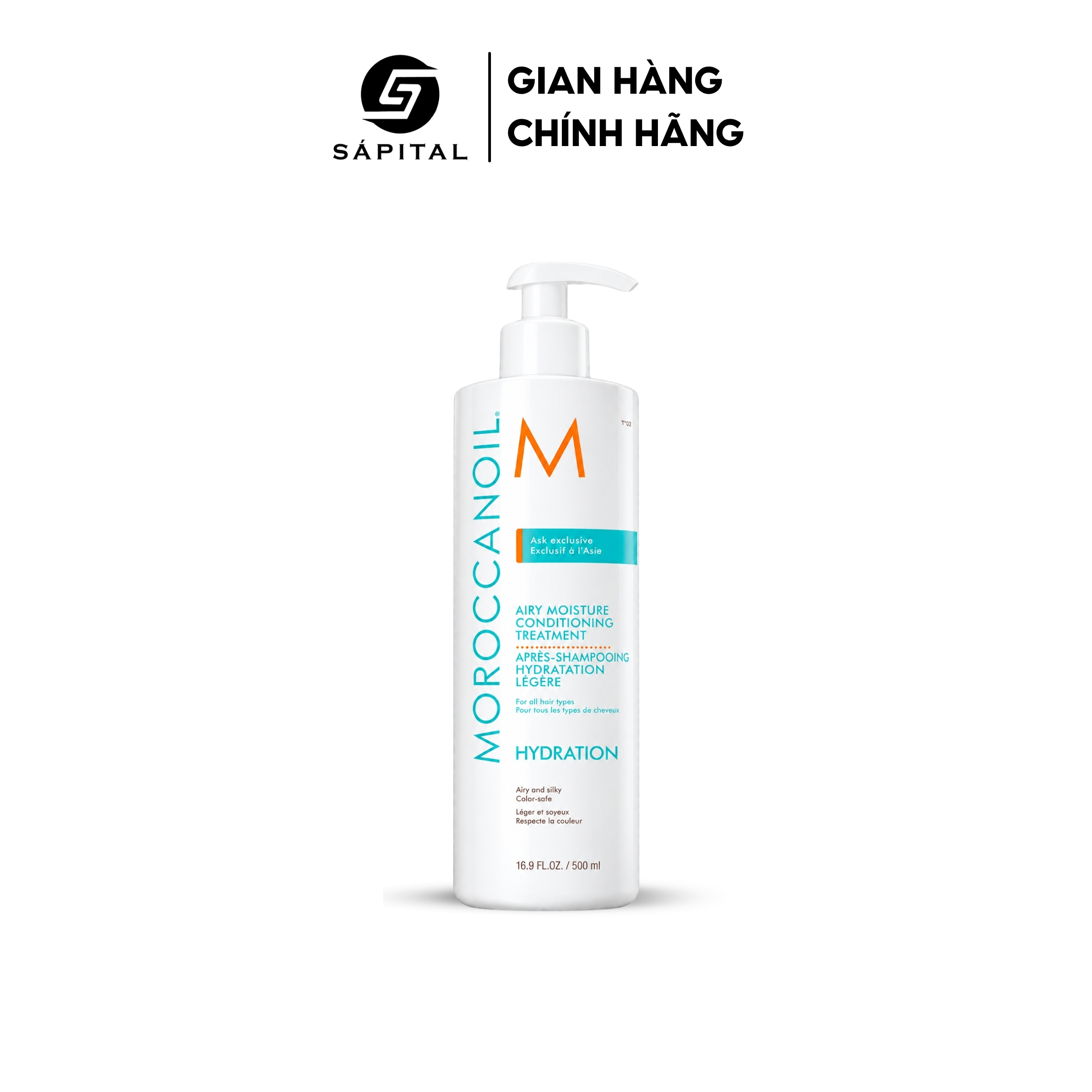 Dầu Xả Dưỡng Ẩm Moroccanoil Airy Moisture 500ml Bồng Bềnh | SÁPITAL