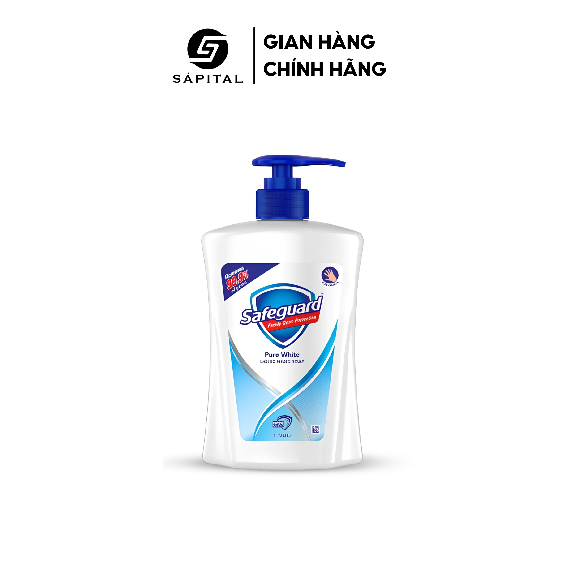 Nước Rửa Tay Safeguard Liquid Hand Soap 450ml Sạch Khuẩn 99.9% | SÁPITAL
